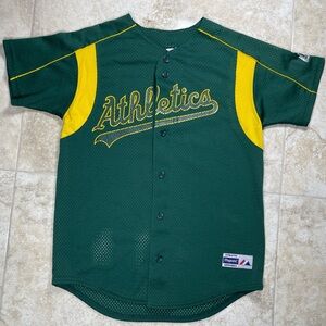 Oakland Athletics A’s Youth Large MLB Majestic Authentic Jersey Made In USA